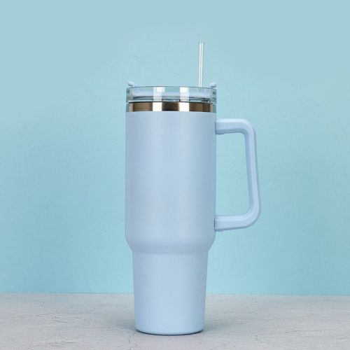 1200ml Stainless Steel Mug Coffee Cup Thermal Travel Car Auto Mugs Thermos 40 Oz Tumbler with Handle Straw Cup Drinkware New In